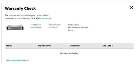 hpe warranty check|Support Services Central.